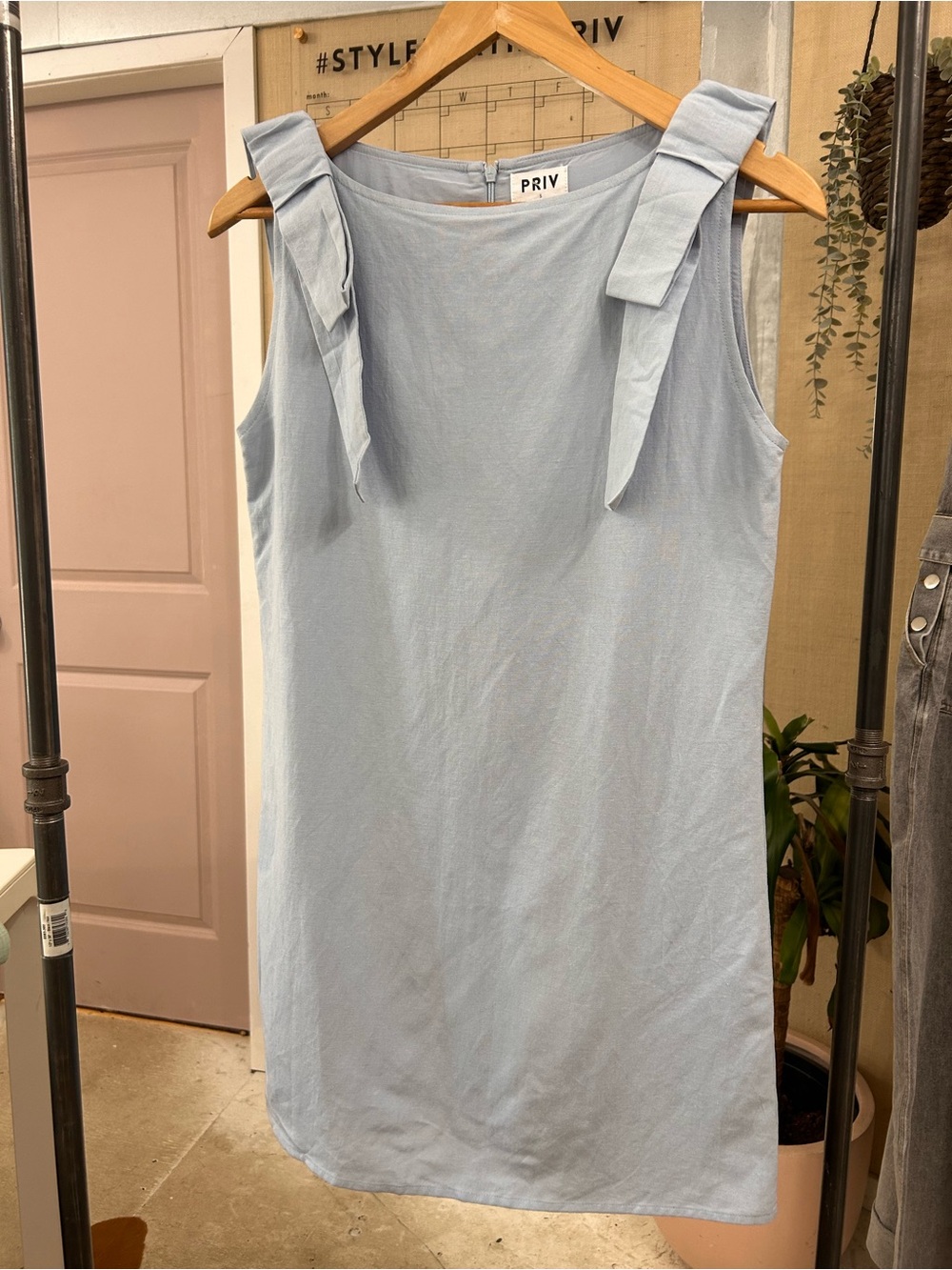 Priv - Pale Blue Mini Dress NWT Small